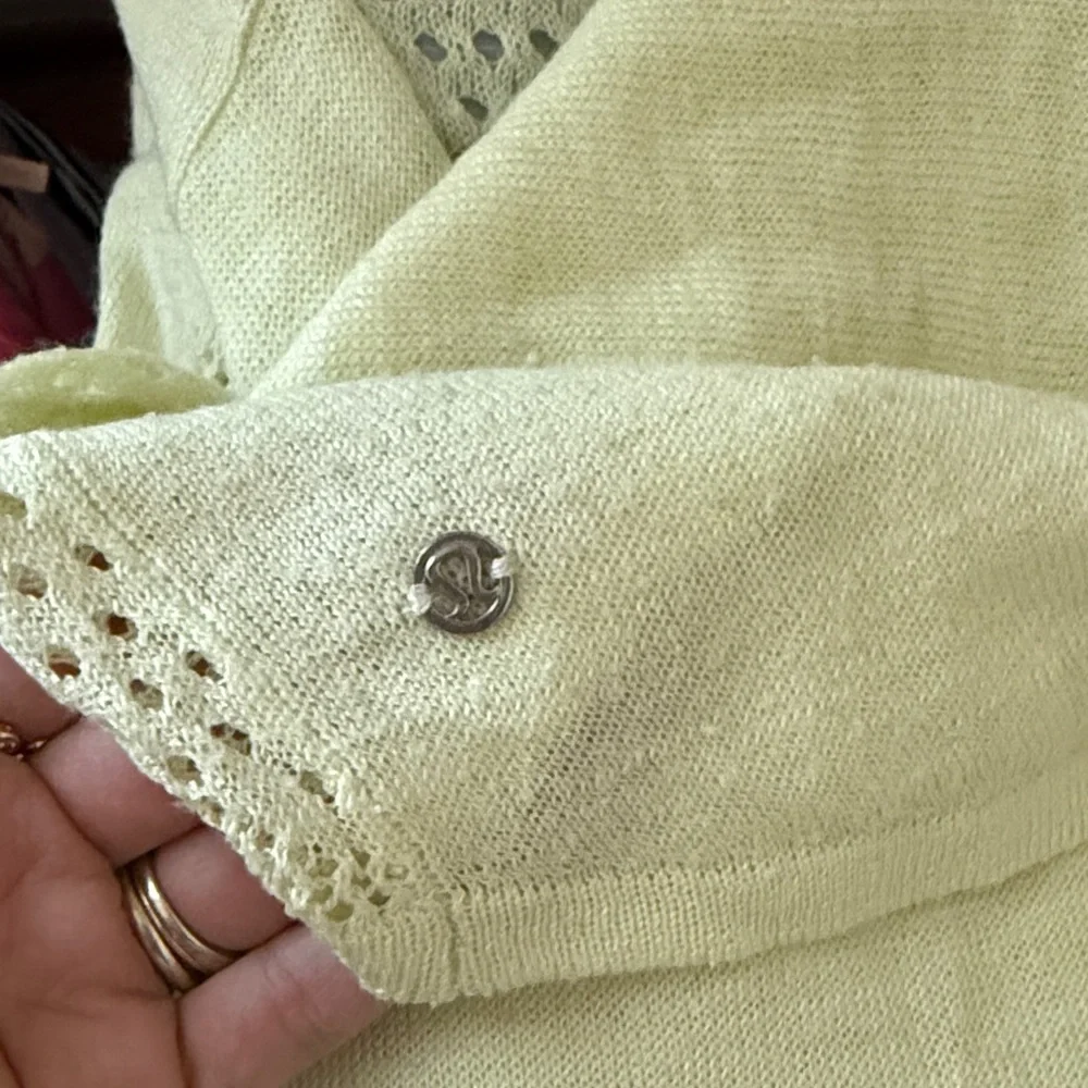 Lululemon Still Movement Sweater Linen